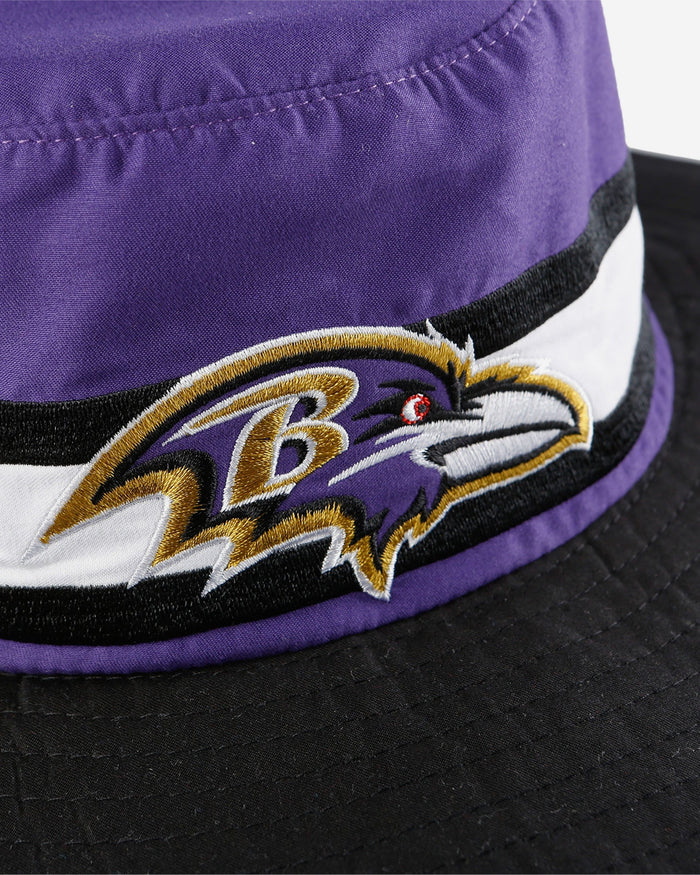 Baltimore Ravens Team Stripe Boonie Hat FOCO - FOCO.com