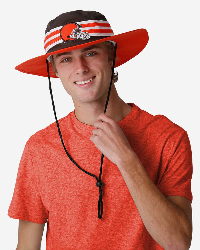 Cleveland Browns Team Stripe Boonie Hat FOCO - FOCO.com