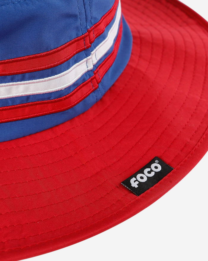 New York Giants Team Stripe Boonie Hat FOCO - FOCO.com