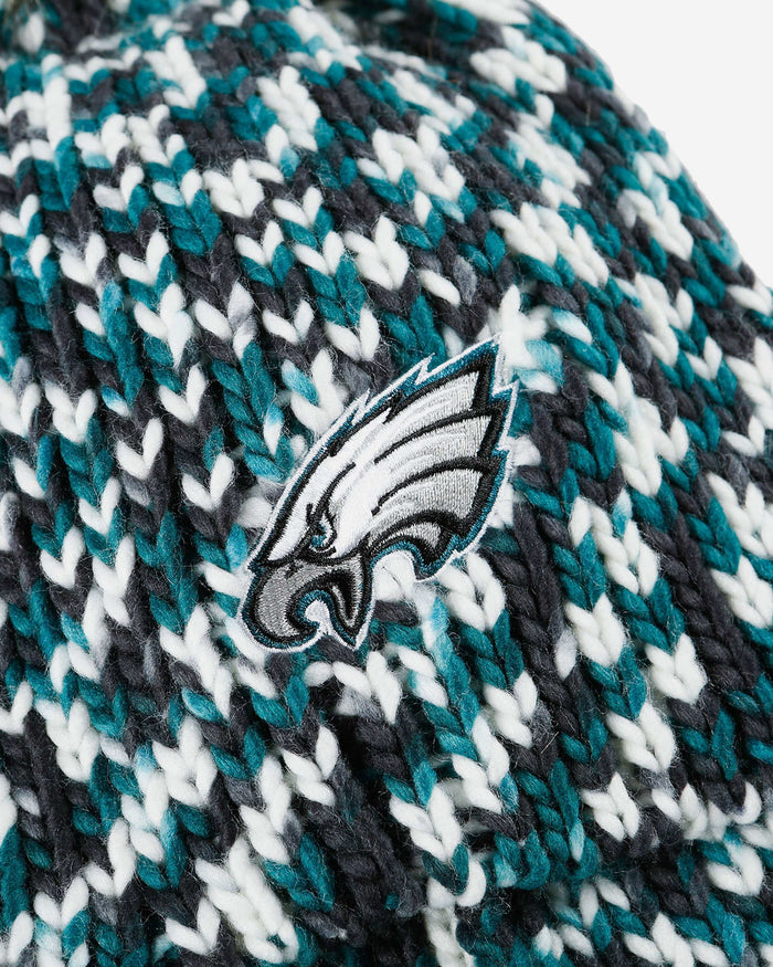 Philadelphia Eagles Colorblend Knit Pom Beanie FOCO - FOCO.com