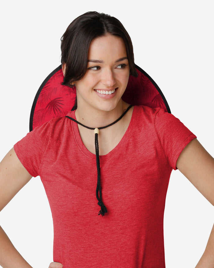 Kansas City Chiefs Floral Printed Straw Hat FOCO - FOCO.com