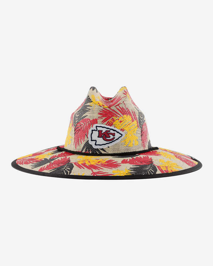 Kansas City Chiefs Floral Printed Straw Hat FOCO - FOCO.com