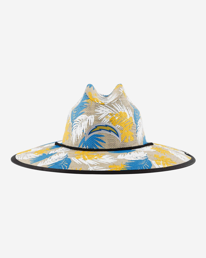 Los Angeles Chargers Floral Printed Straw Hat FOCO - FOCO.com