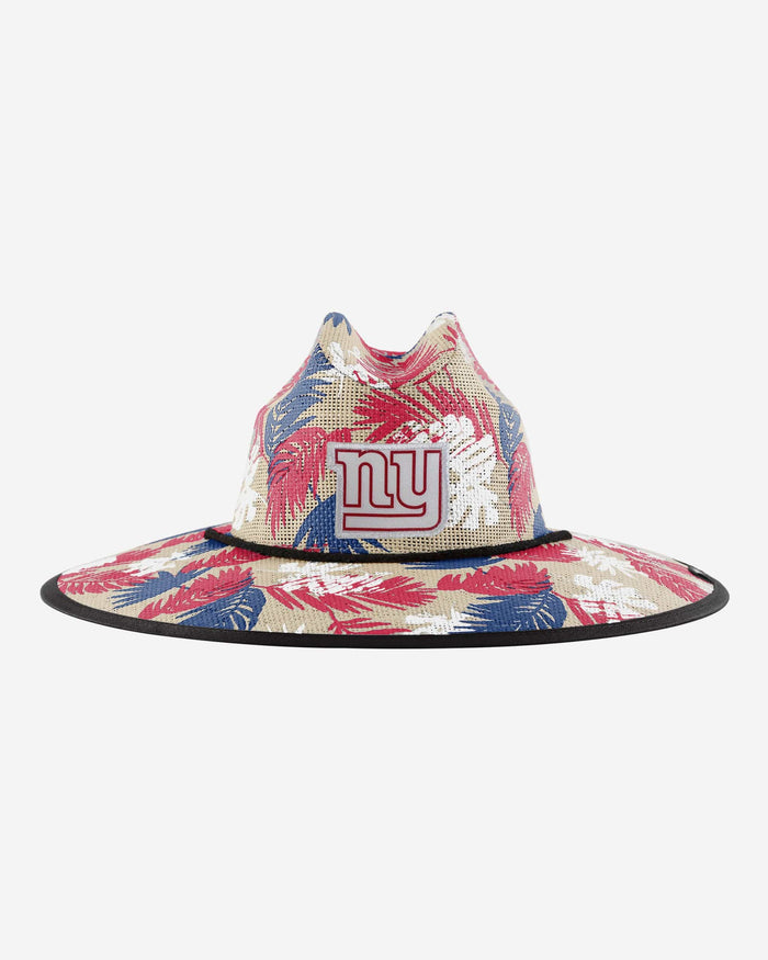 New York Giants Floral Printed Straw Hat FOCO - FOCO.com