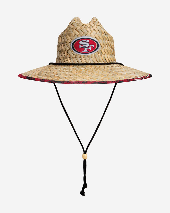 San Francisco 49ers Floral Straw Hat FOCO - FOCO.com