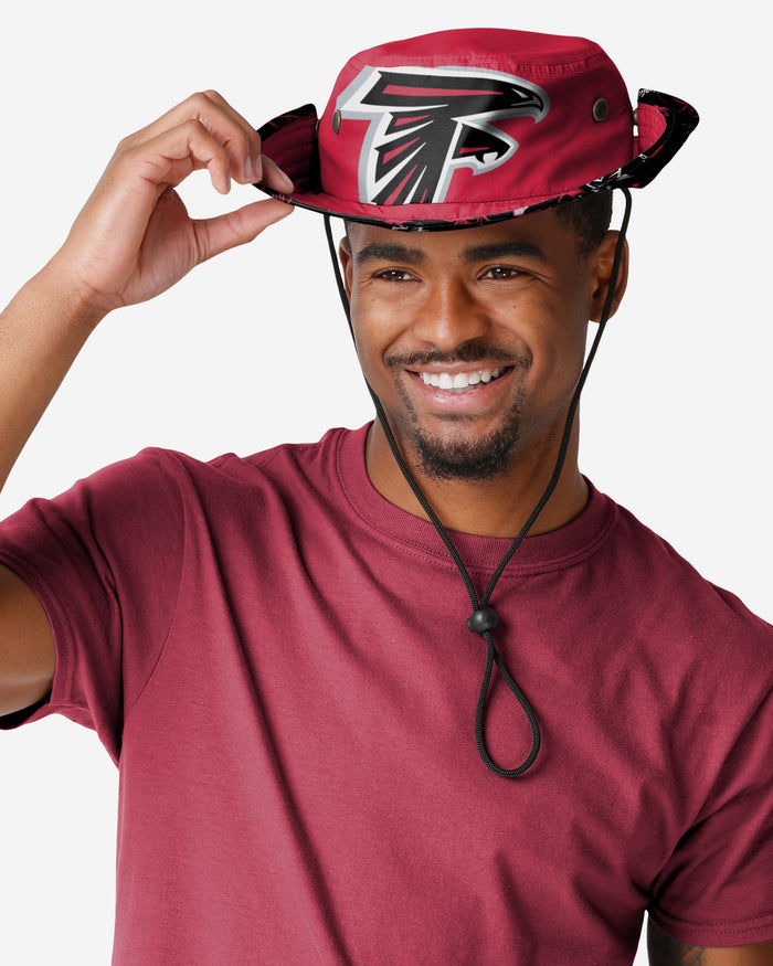 Atlanta Falcons Cropped Big Logo Hybrid Boonie Hat FOCO - FOCO.com
