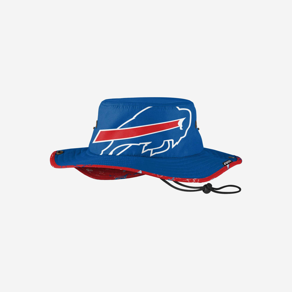 Buffalo Bills Cropped Big Logo Hybrid Boonie Hat FOCO - FOCO.com
