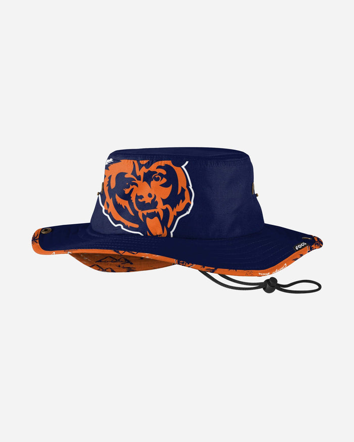 Chicago Bears Cropped Big Logo Hybrid Boonie Hat FOCO - FOCO.com