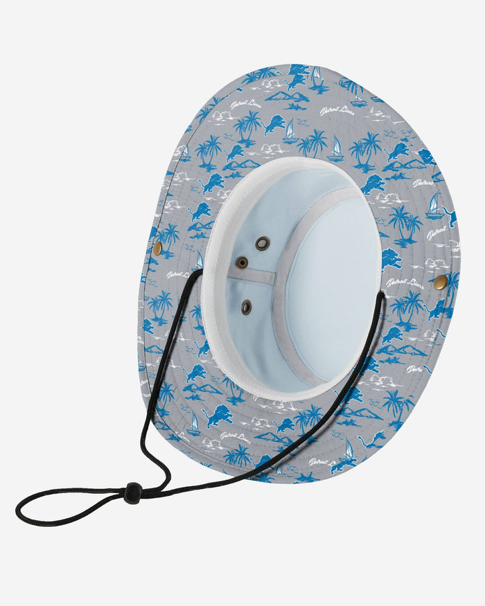 Detroit Lions Cropped Big Logo Hybrid Boonie Hat FOCO - FOCO.com