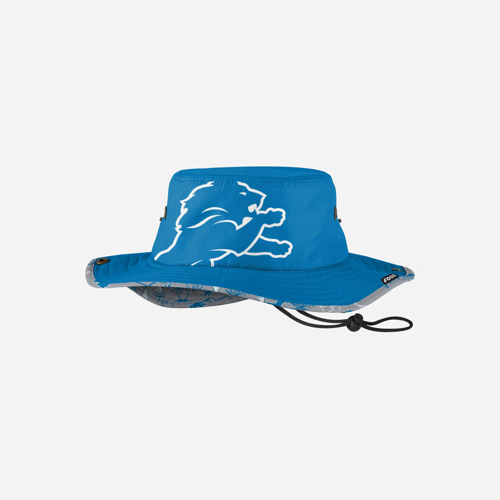 Detroit Lions Cropped Big Logo Hybrid Boonie Hat FOCO - FOCO.com