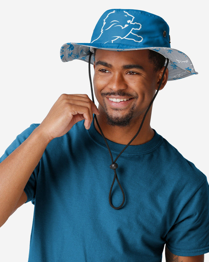 Detroit Lions Cropped Big Logo Hybrid Boonie Hat FOCO - FOCO.com