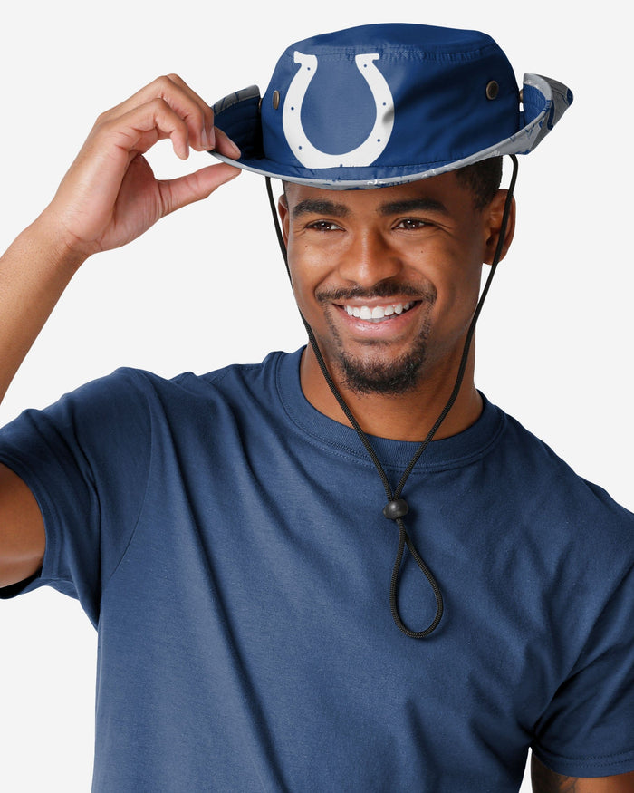 Indianapolis Colts Cropped Big Logo Hybrid Boonie Hat FOCO - FOCO.com