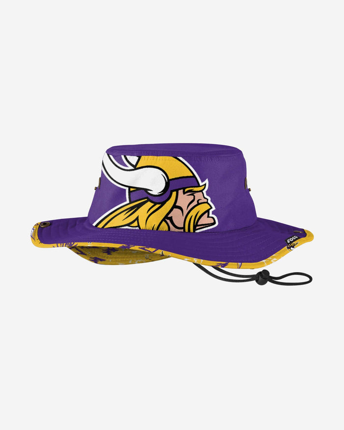 Minnesota Vikings Cropped Big Logo Hybrid Boonie Hat FOCO - FOCO.com