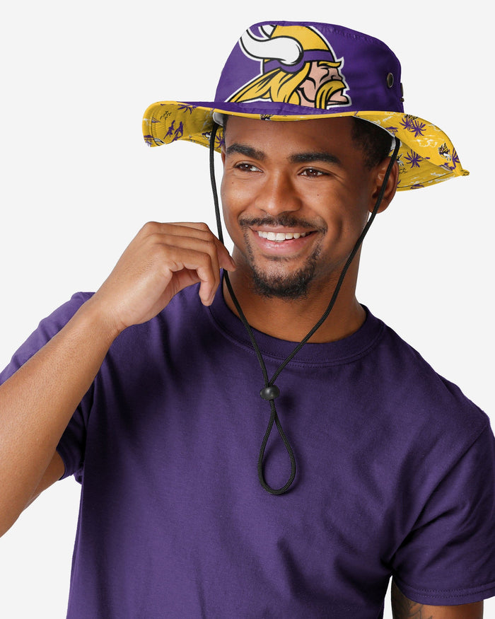 Minnesota Vikings Cropped Big Logo Hybrid Boonie Hat FOCO - FOCO.com