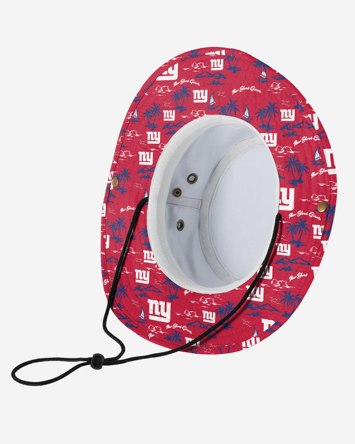 New York Giants Cropped Big Logo Hybrid Boonie Hat FOCO - FOCO.com