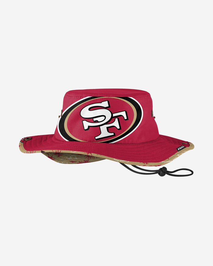 San Francisco 49ers Cropped Big Logo Hybrid Boonie Hat FOCO - FOCO.com