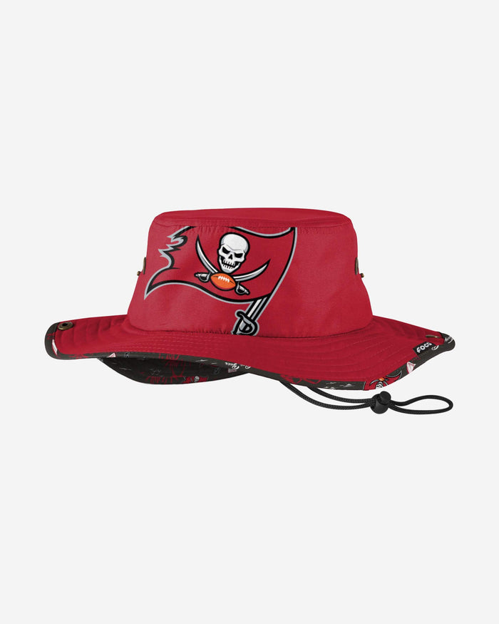 Tampa Bay Buccaneers Cropped Big Logo Hybrid Boonie Hat FOCO - FOCO.com
