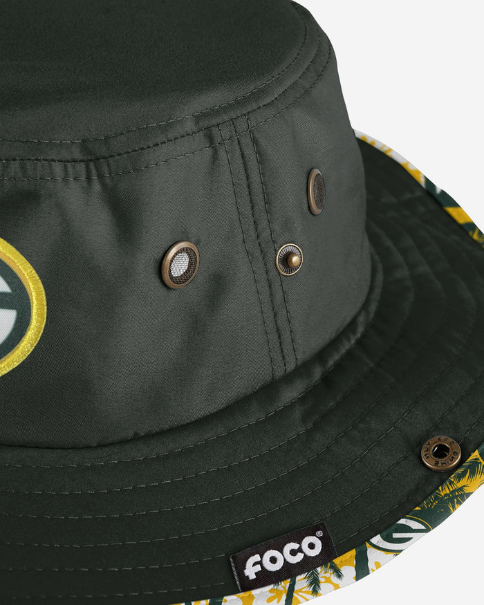 Green Bay Packers Solid Hybrid Boonie Hat FOCO - FOCO.com