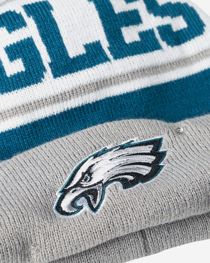 Philadelphia Eagles Snow Stealer Light Up Beanie FOCO - FOCO.com