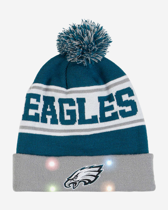 Philadelphia Eagles Snow Stealer Light Up Beanie FOCO - FOCO.com