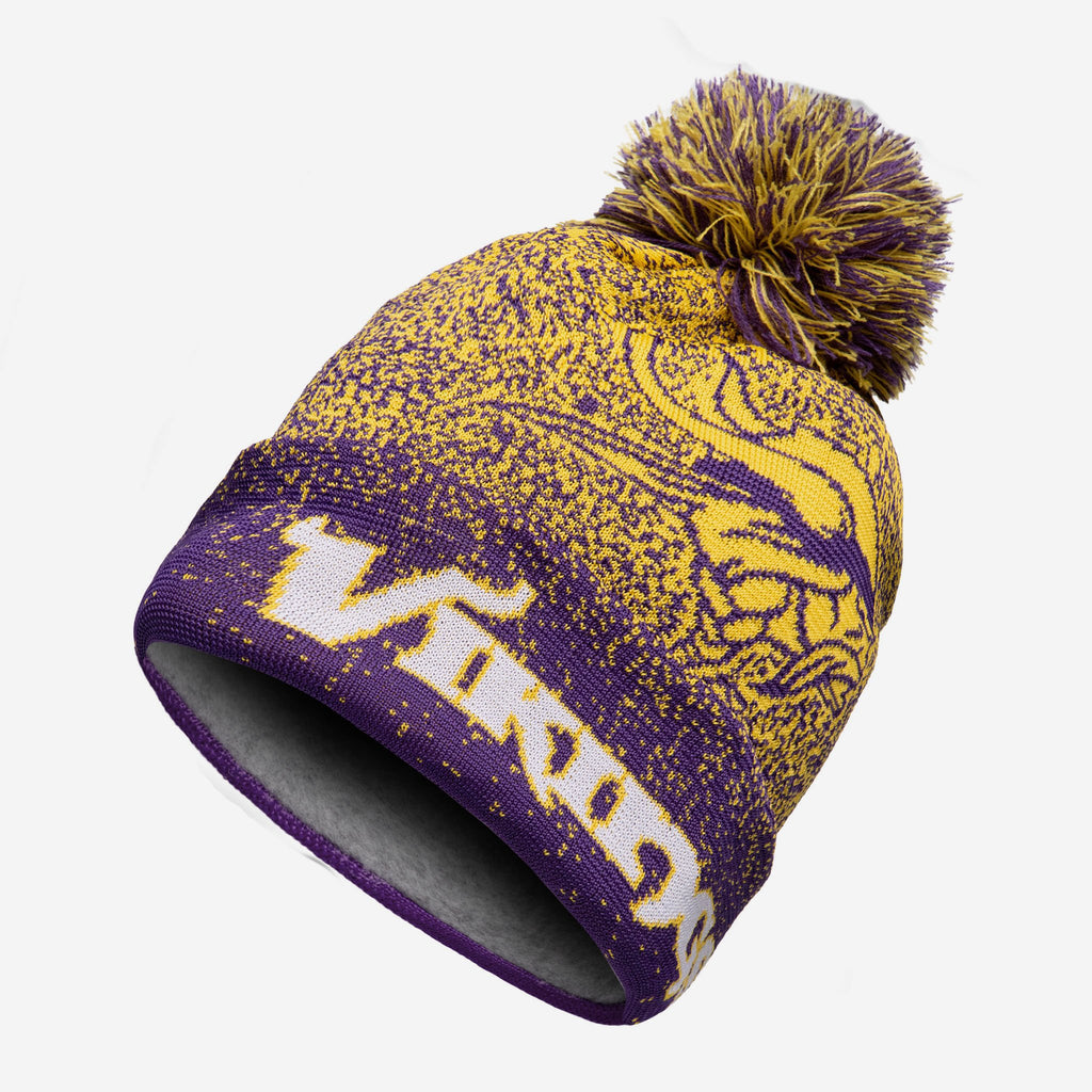 Minnesota Vikings Matrix Beanie FOCO - FOCO.com