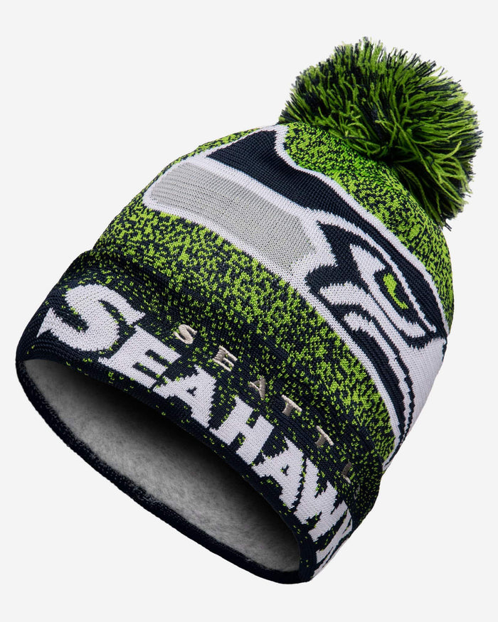 Seattle Seahawks Matrix Beanie FOCO - FOCO.com