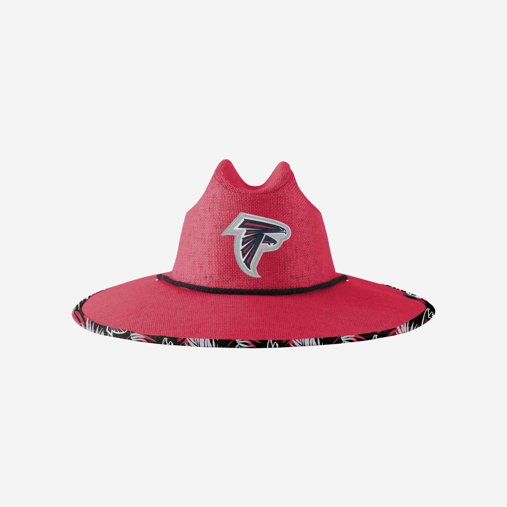 Atlanta Falcons Team Color Straw Hat FOCO - FOCO.com