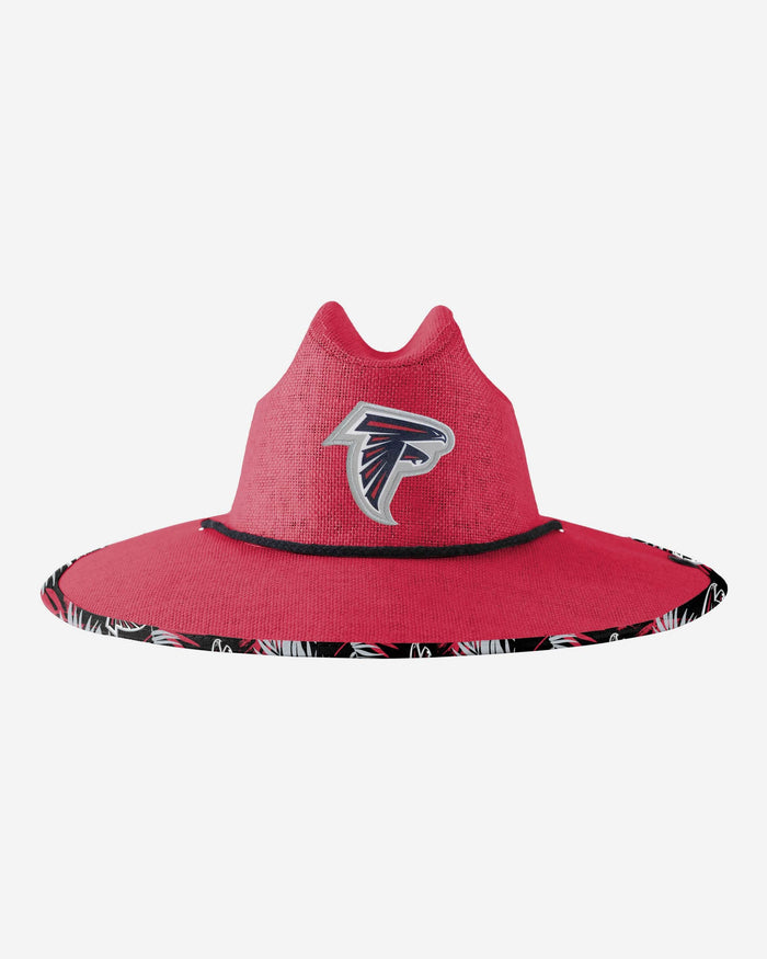 Atlanta Falcons Team Color Straw Hat FOCO - FOCO.com