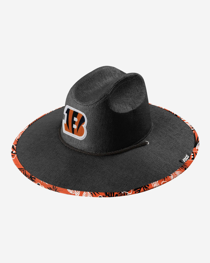 Cincinnati Bengals Team Color Straw Hat FOCO - FOCO.com