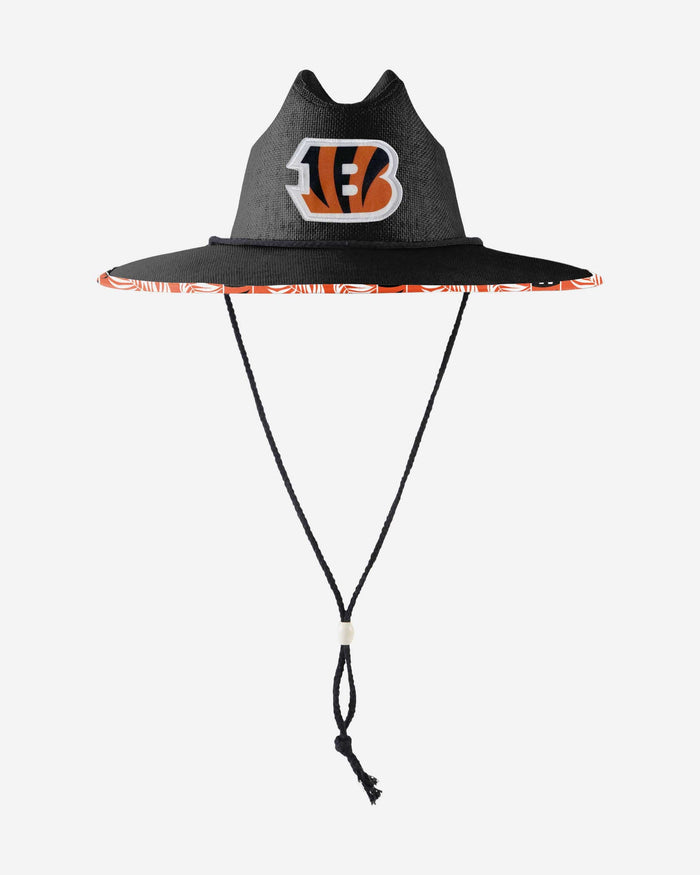 Cincinnati Bengals Team Color Straw Hat FOCO - FOCO.com