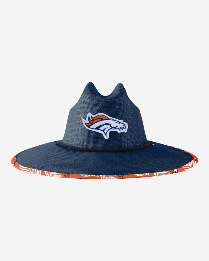 Denver Broncos Team Color Straw Hat FOCO - FOCO.com