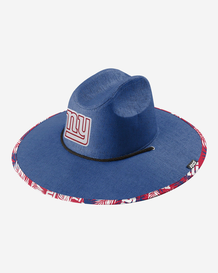 FOCO New York Giants NFL Team Color Straw Hat