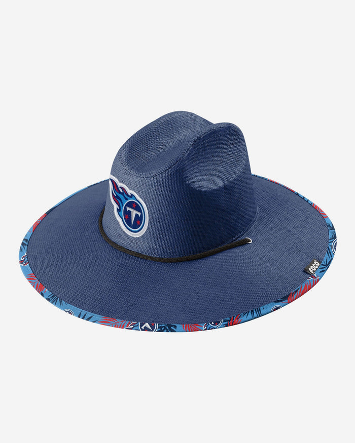 Tennessee Titans Team Color Straw Hat FOCO - FOCO.com