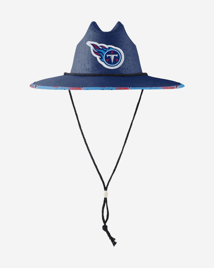 Tennessee Titans Team Color Straw Hat FOCO - FOCO.com