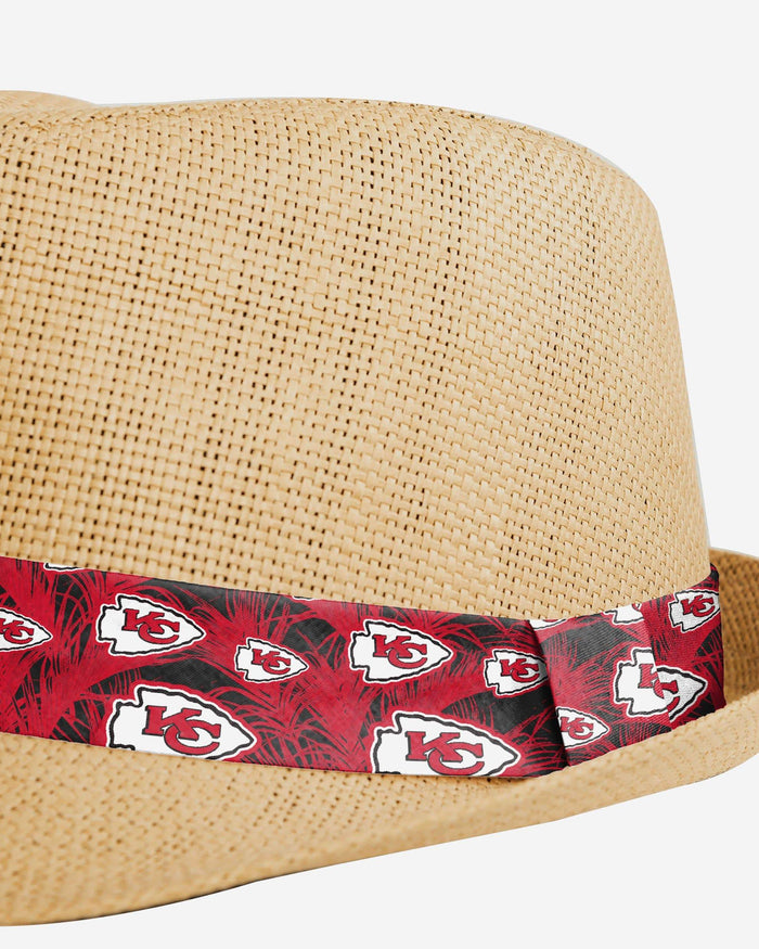 Kansas City Chiefs Trilby Straw Hat FOCO - FOCO.com