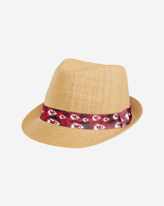 Kansas City Chiefs Trilby Straw Hat FOCO - FOCO.com