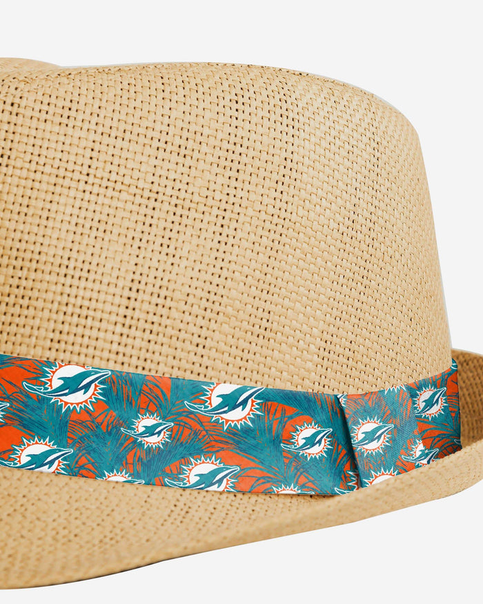 Miami Dolphins Trilby Straw Hat FOCO - FOCO.com