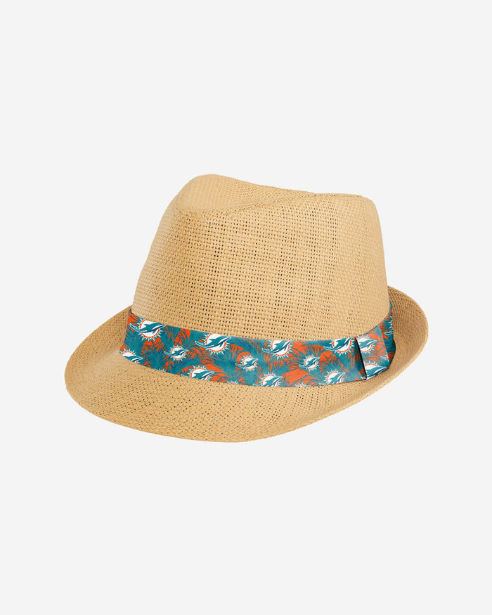 Miami Dolphins Trilby Straw Hat FOCO - FOCO.com