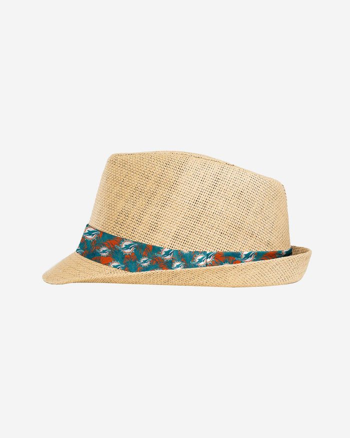Miami Dolphins Trilby Straw Hat FOCO - FOCO.com