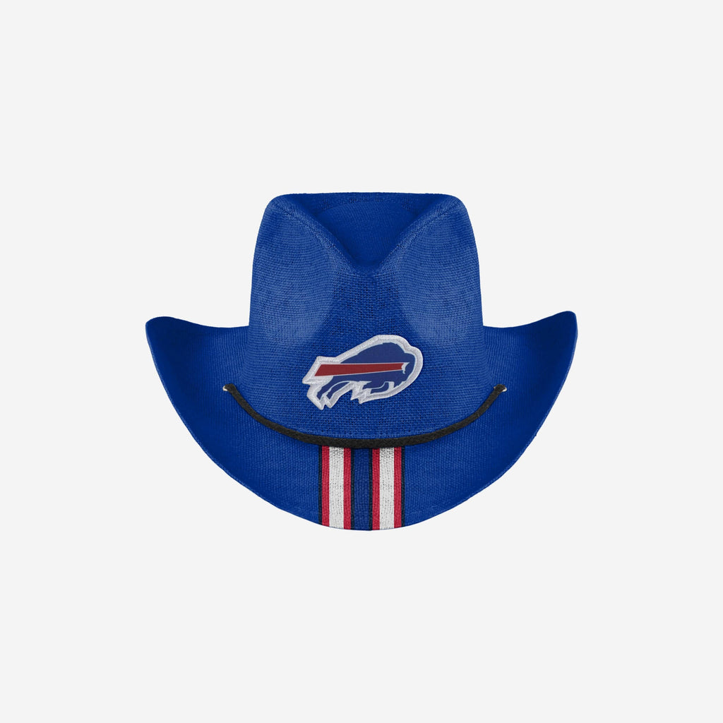 Buffalo Bills Team Stripe Cowboy Hat FOCO - FOCO.com