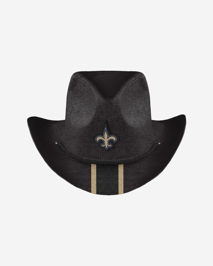 New Orleans Saints Team Stripe Cowboy Hat FOCO - FOCO.com
