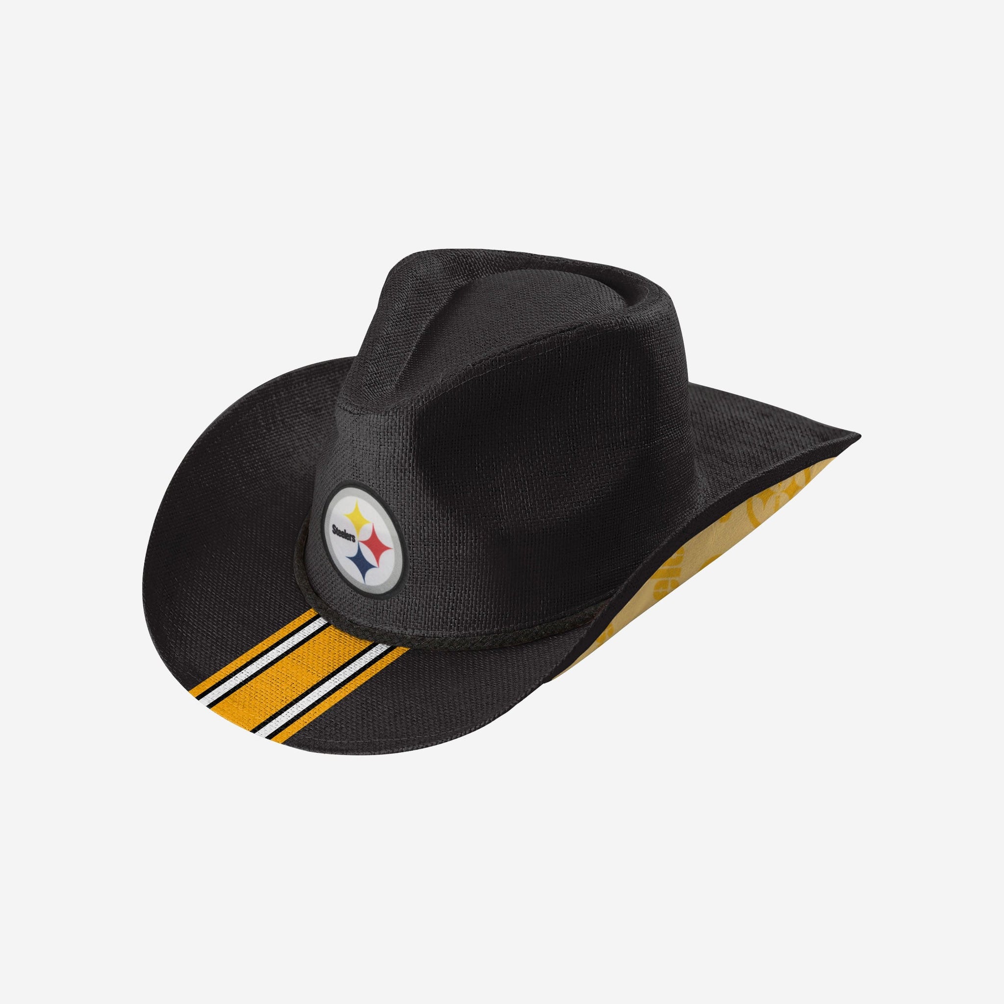 Pittsburgh Steelers Team Stripe Cowboy Hat FOCO