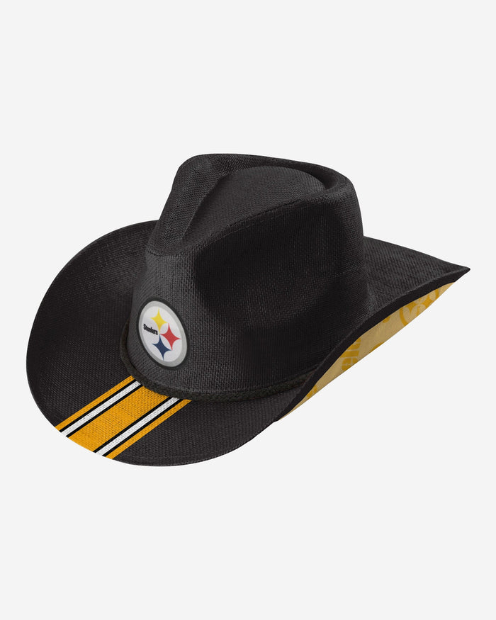 Pittsburgh Steelers Team Stripe Cowboy Hat FOCO