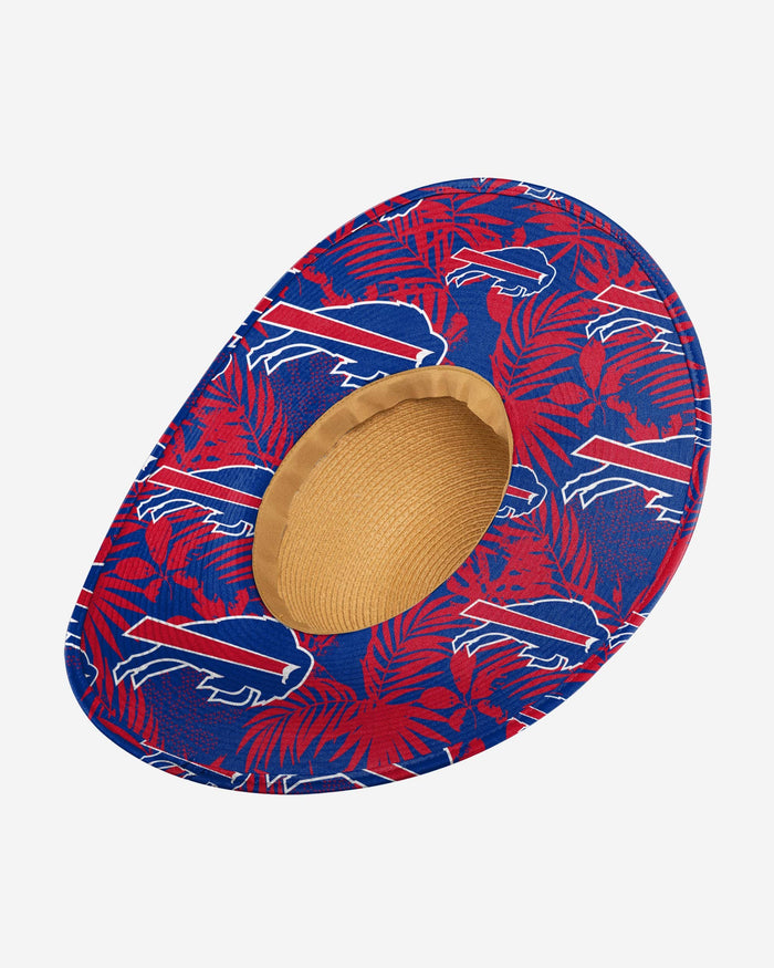 Buffalo Bills Womens Floral Straw Hat FOCO - FOCO.com