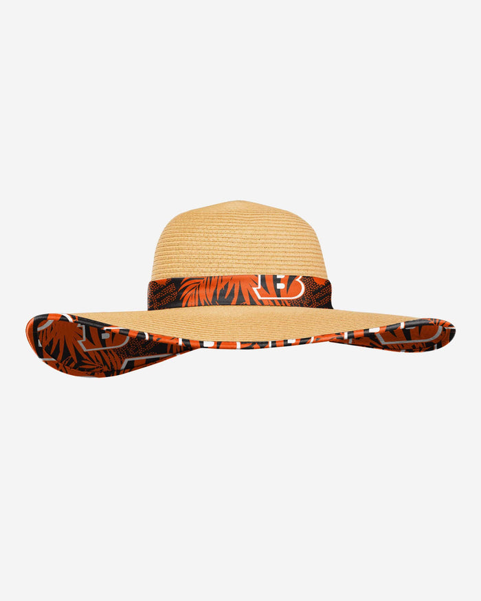 Cincinnati Bengals Womens Floral Straw Hat FOCO - FOCO.com