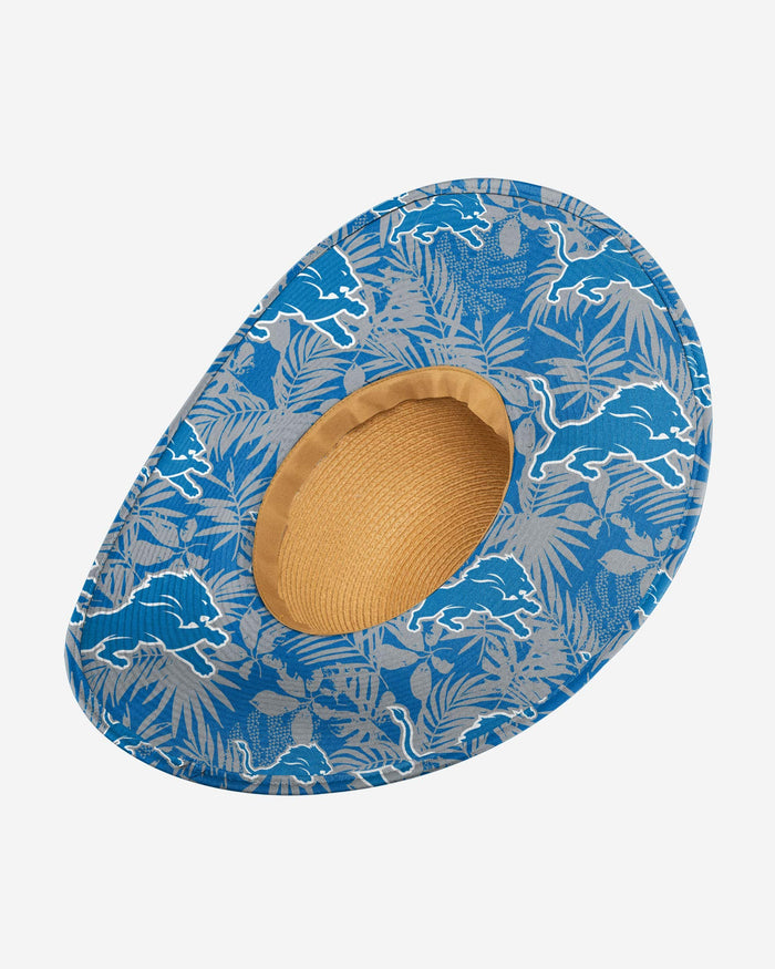 Detroit Lions Womens Floral Straw Hat FOCO - FOCO.com