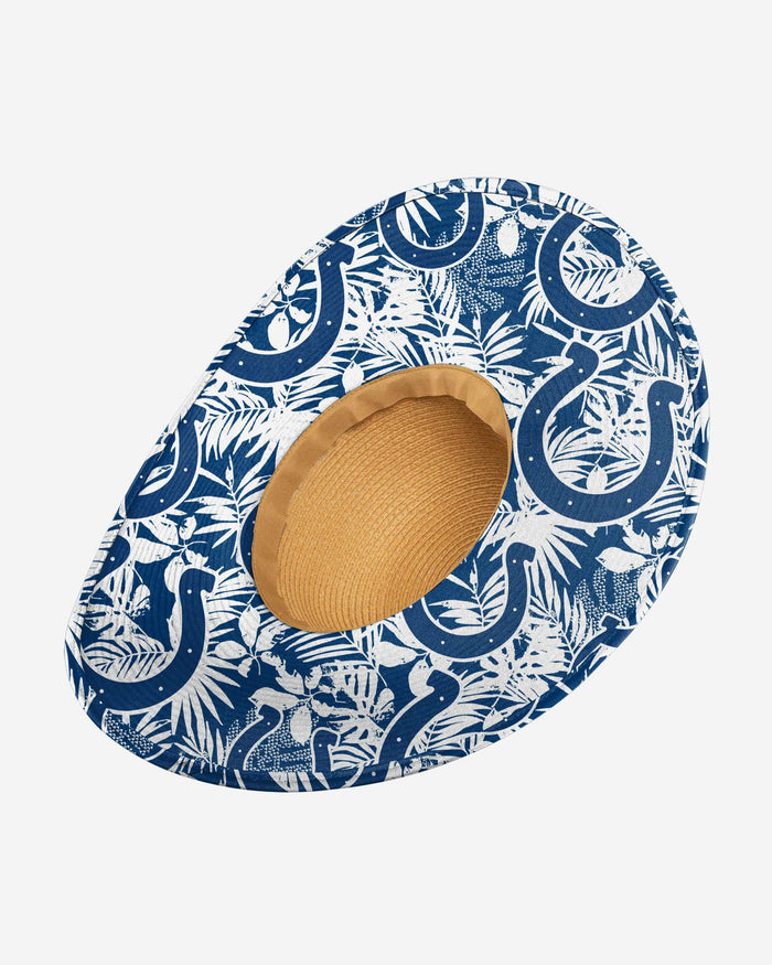 Indianapolis Colts Womens Floral Straw Hat FOCO - FOCO.com