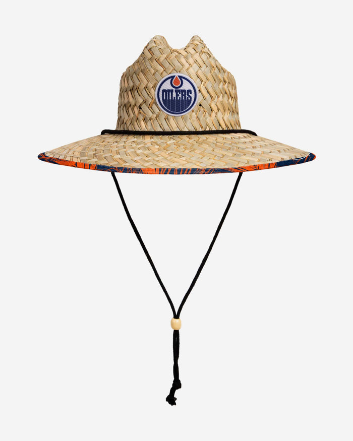 Edmonton Oilers Floral Straw Hat FOCO - FOCO.com