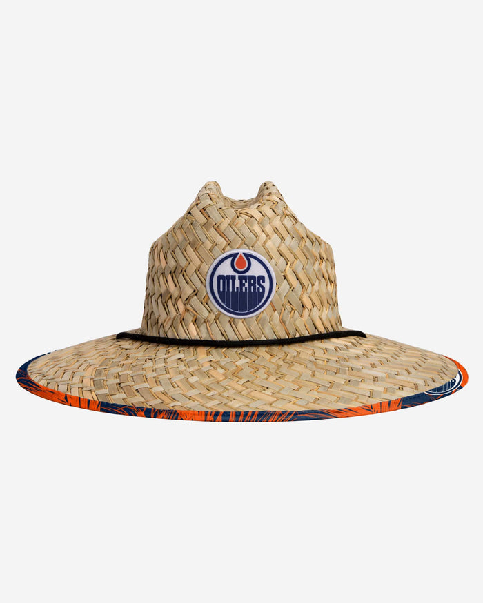 Edmonton Oilers Floral Straw Hat FOCO - FOCO.com
