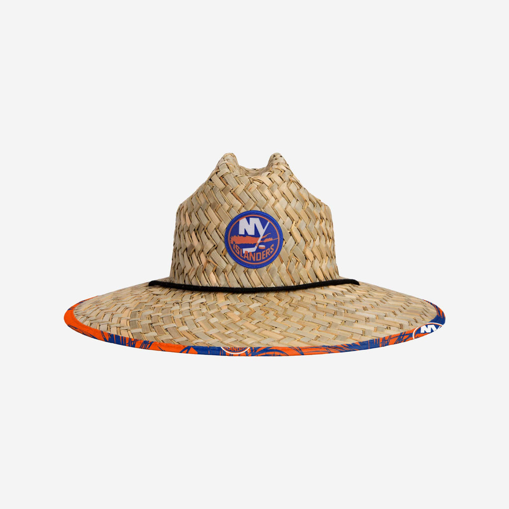 New York Islanders Floral Straw Hat FOCO - FOCO.com